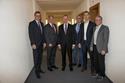(v.l.) Franz Berger, Dr. Ernst Walch, Bürgermeister Ewald Ospelt, Dražen Domjanić, Marco Felder, Michael Gattenhof
