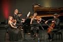 Pianist Nuron Mukumi, Sara Domjanić an der Violine, Bratschistin Isidora Timotijević und Victor García García am Violoncelo