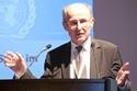 Schirmherr Wilfried Lemke, UNO-Sonderbeauftragter für Sport im Dienst von Entwicklung und Frieden