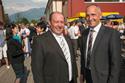 St. Galler Kantonsratspräsident Paul Schlegel und Regierungschef Adrian Hasler Fürstentum Liechtenstein
