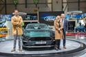 Chase und Madison McQueen, Enkel und Enkelin von Steve McQueen, enthüllen das Sondermodell den neuen Ford Mustang Bullitt