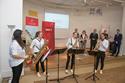 Saxophon-Klasse von Prof. Fabian Pablo Müller, Vorarlberger Landeskonservatorium
(v.l.) Anna-Sophia Mitscherlich, Emilia Mathis, Sophia Oberhauser, Ayleen Weber