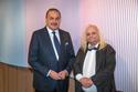 Scheich Rashid Al Khalifa und Prof. Dr. Rainer Vollkommer, Direktor des Liechtensteinischen Landesmuseum