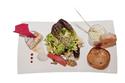 Frühlingssalat mit drei Fischköstlichkeiten, Urs Kremel, Restaurant Zollhaus, Gams