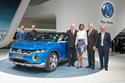 VW enthüllte mit dem T-Roc eine SUV-Studie im Golf-Format, startete mit sechs Weltpremieren in die neue Saison und holte sich mit Sara Nuru (Germany's Next Topmodel) prominente Unterstützung für die Präsentation.