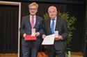 Drazen Domjanic und Bruno Spiegel wurde das Goldene Ehrenzeichen um die Verdienste der Republik Österreich verliehen