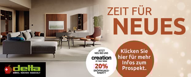 Delta Möbel, Zeit für Neues, 2. Januar 2026