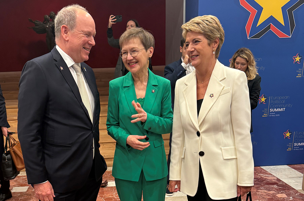 Regierungschefin Brigitte Haas trifft europäische Staats- und Regierungschefs an der Europäischen Politischen Gemeinschaft