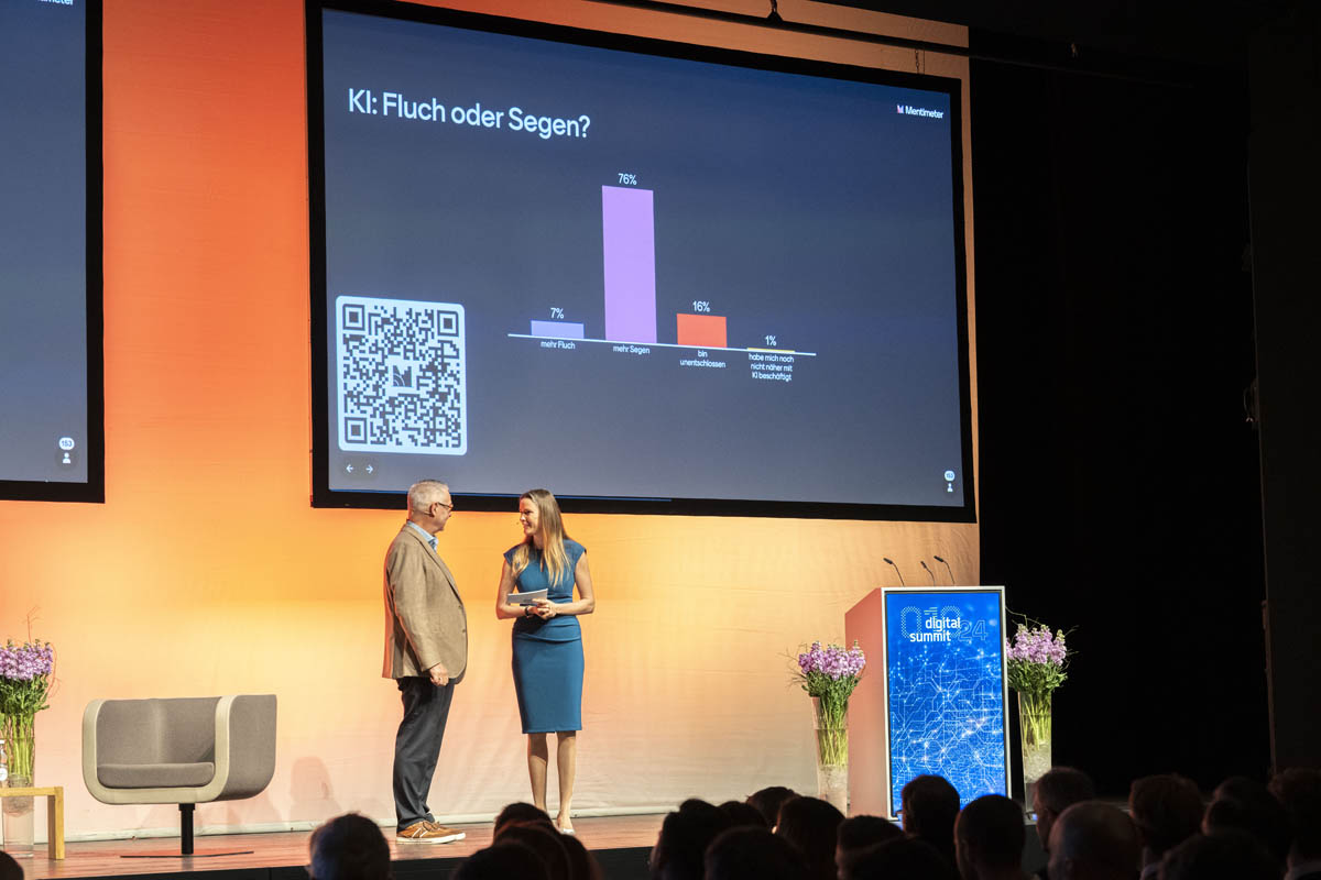 Boardpräsident Lothar Ritter und Moderatorin Sunni J. Groenevald