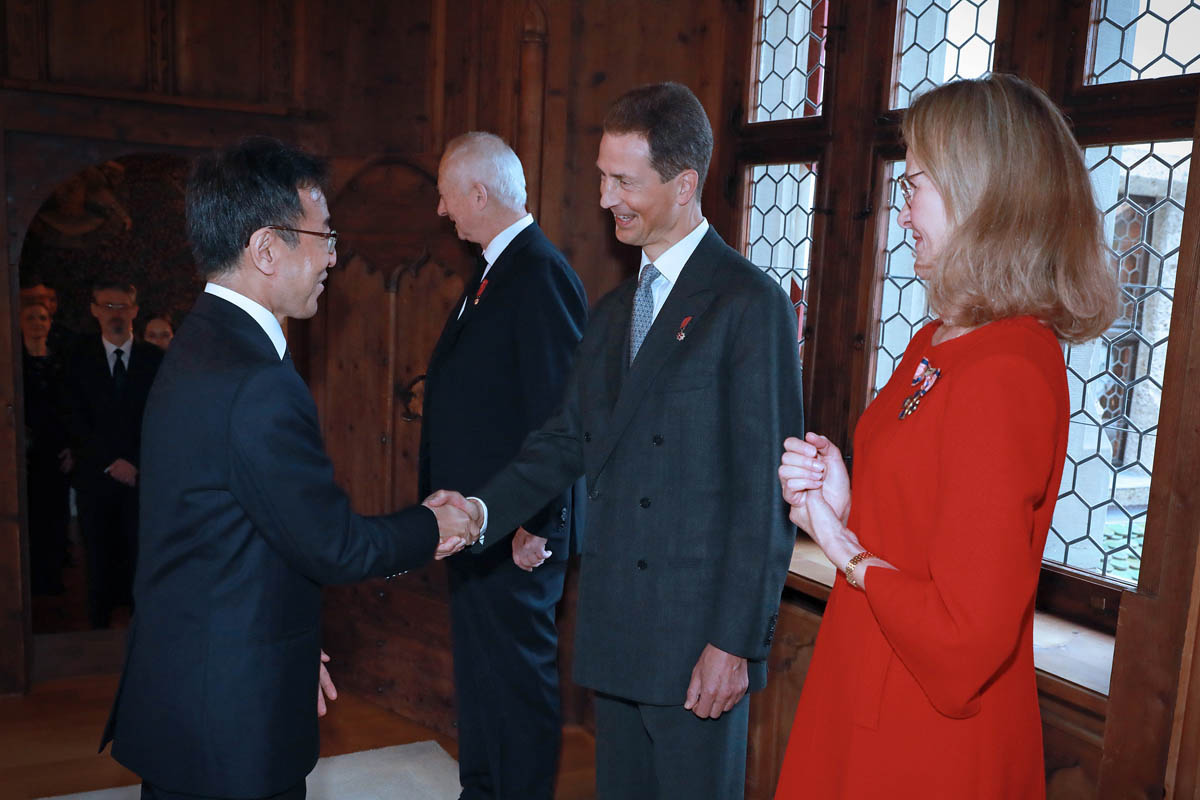 Neujahrsempfang auf Schloss Vaduz 12. Januar 2023