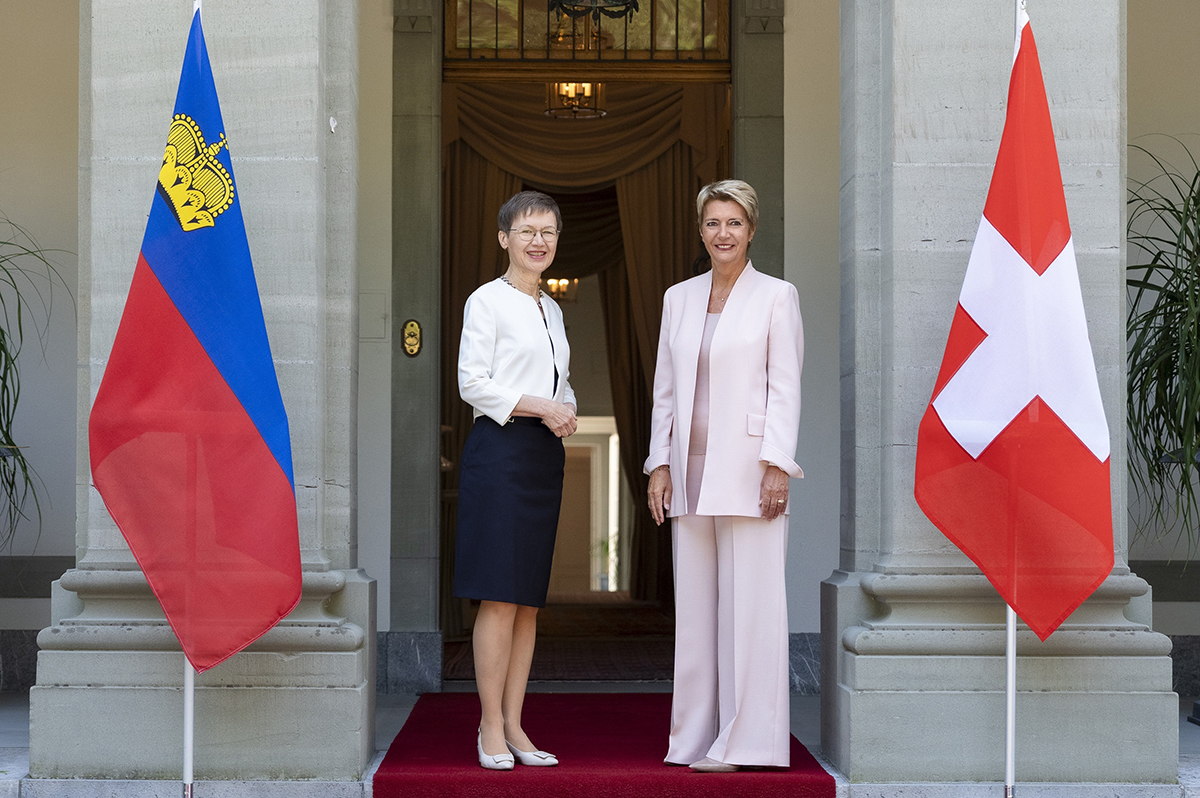Antrittsbesuch von Regierungschefin Brigitte Haas in Bern