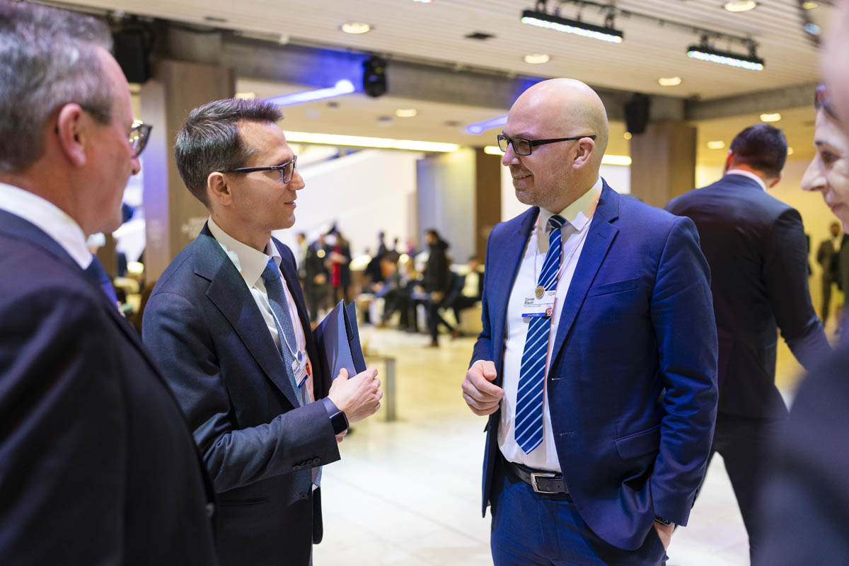 Martin Schlegel, Präsident der Schweizerischen Nationalbank, und Regierungschef Daniel Risch.