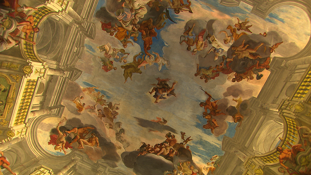 Gartenpalais Deckengemälde Herkulessaal