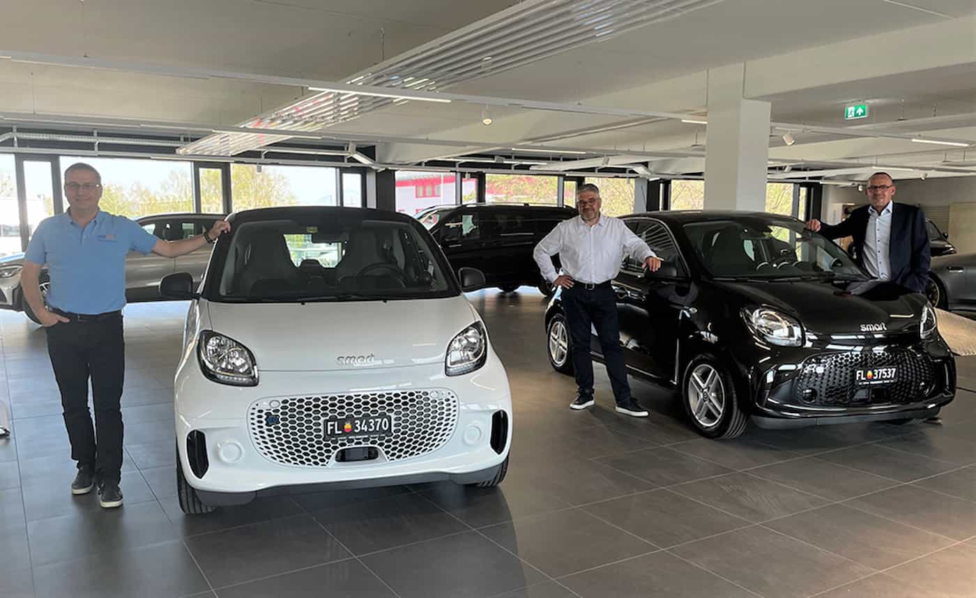 Zwei smart Elektro für die Wirtschaftskammer Liechtenstein