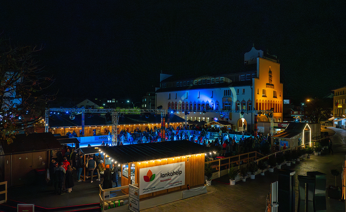 «Vaduz on Ice» – Der beliebte Wintertreffpunkt im Herzen von Vaduz