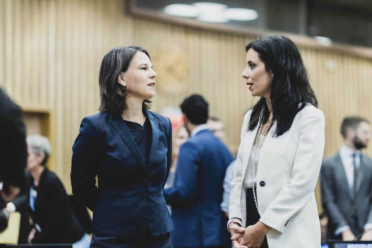 Regierungsrätin Dominique Hasler in New York