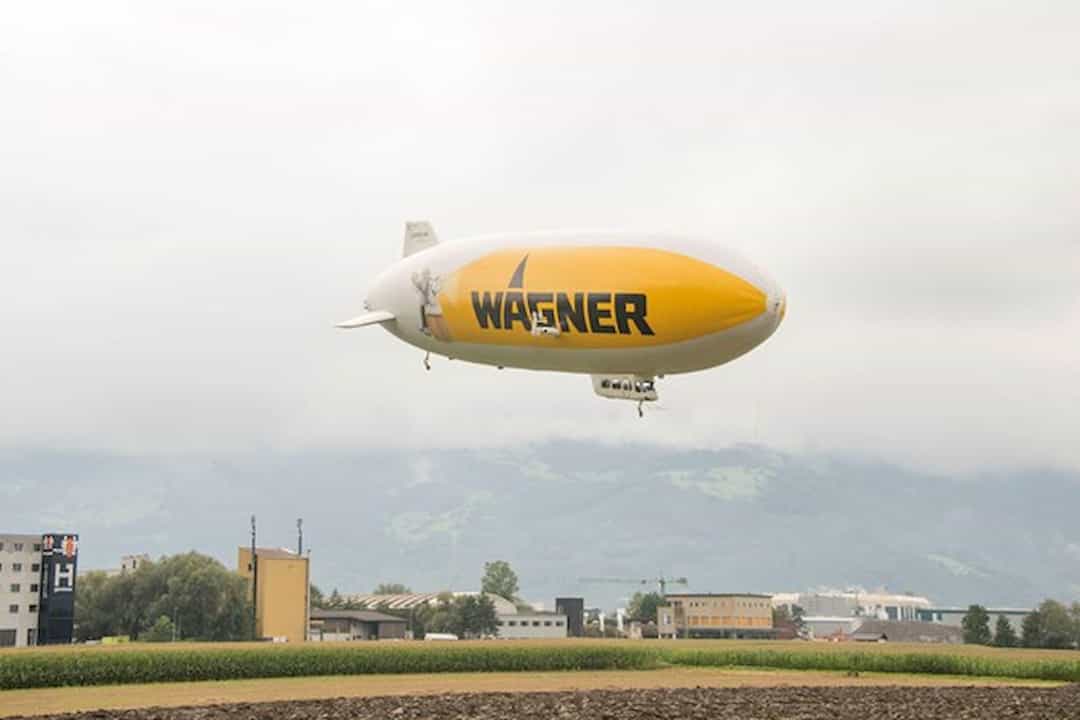 Zeppelin-Flug  Schaan FL - Friedrichshafen DE am 1. September 2014