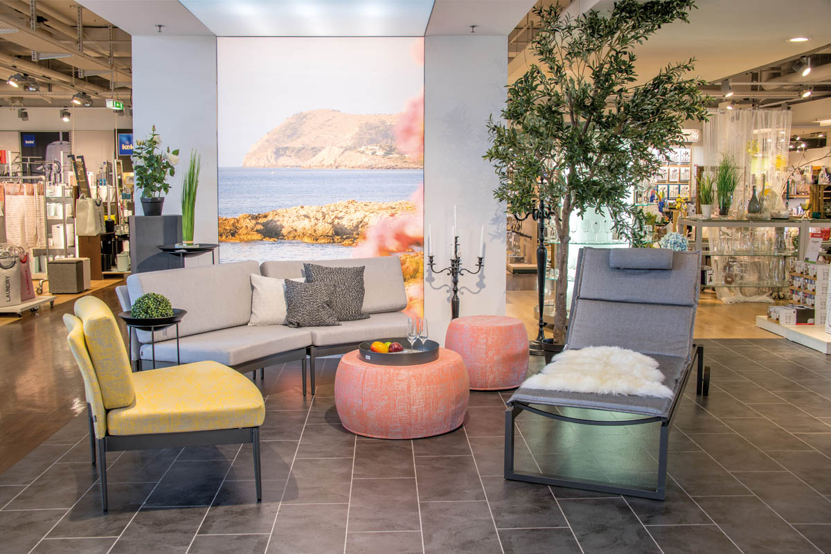 Willkommen in der grössten Gartenmöbelabteilung der Ostschweiz