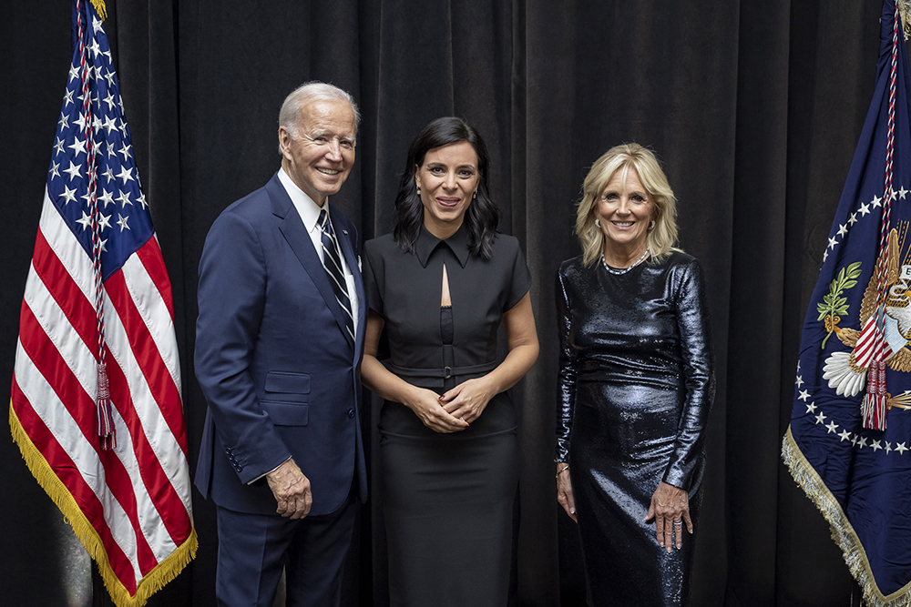 Aussenministerin Dominique Hasler trifft US-Präsident Biden