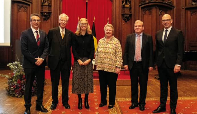 Regierungschef Risch zur Feier von 30 Jahren diplomatischer Vertretung in Brüssel