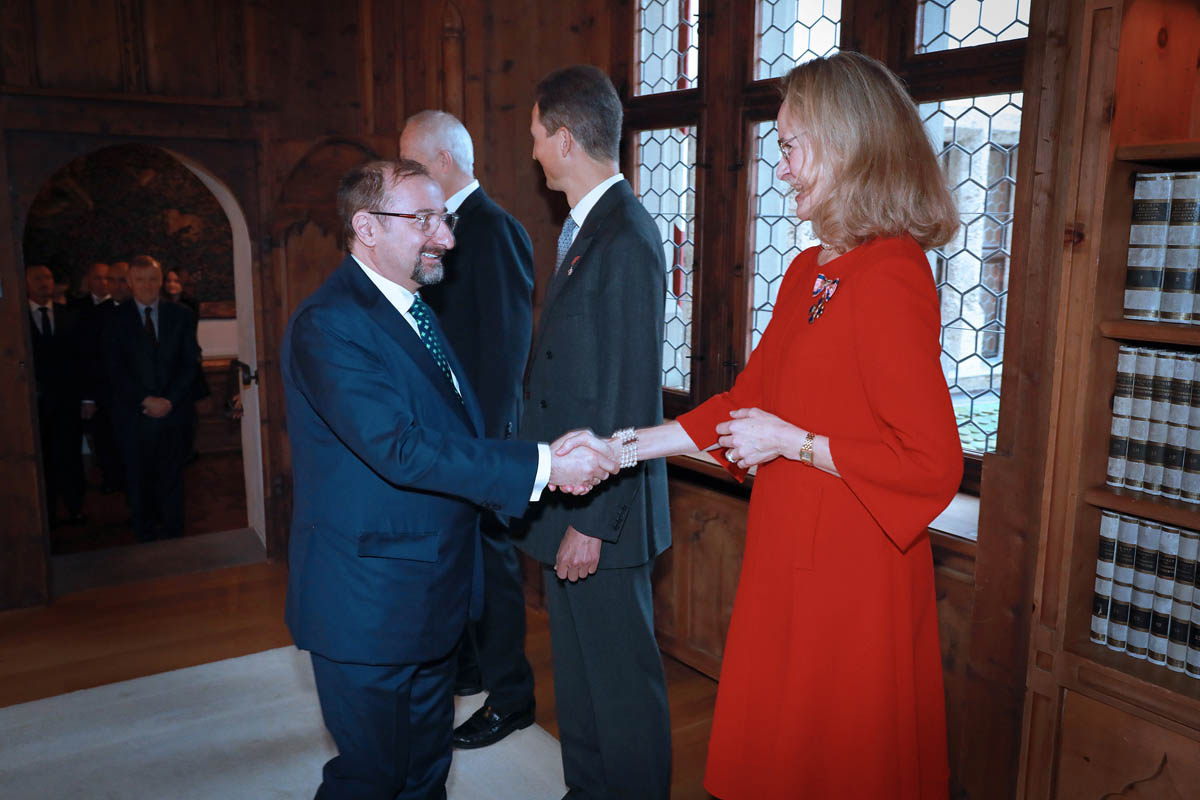 Neujahrsempfang auf Schloss Vaduz 12. Januar 2023 