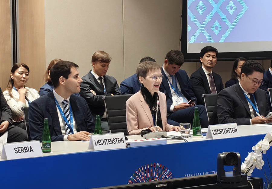 Liechtenstein bringt seine Interessen am IWF-Jahrestreffen in Bangkok ein