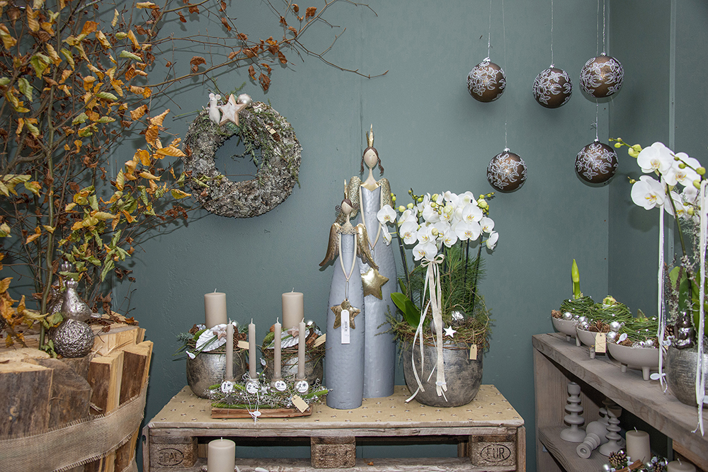 Weihnachtsausstellung im Glashaus