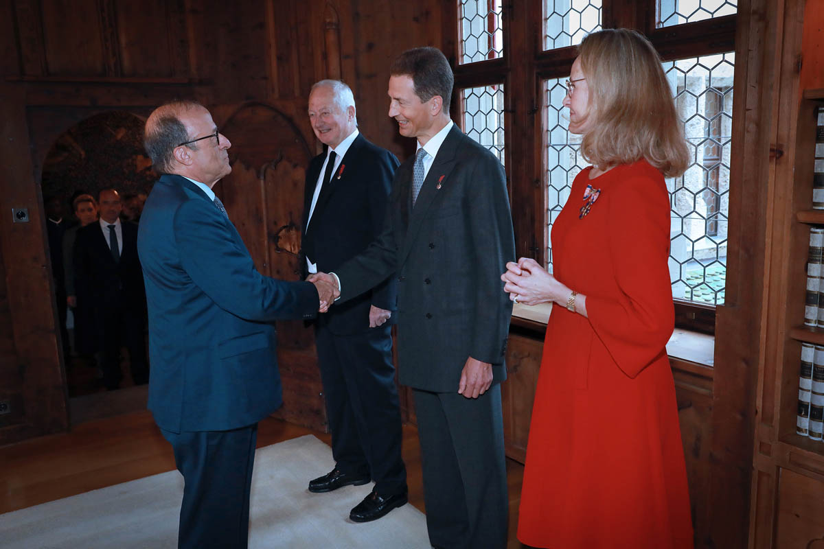 Neujahrsempfang auf Schloss Vaduz 12. Januar 2023