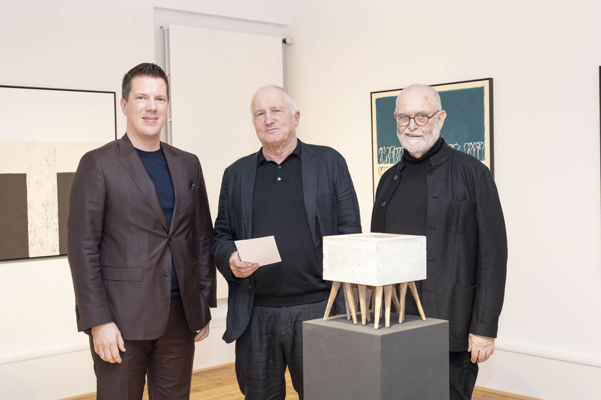 (v.l.) Altregierungsrat Manuel Frick, Heinz P. Nitzsche, Gert Gschwendtner
