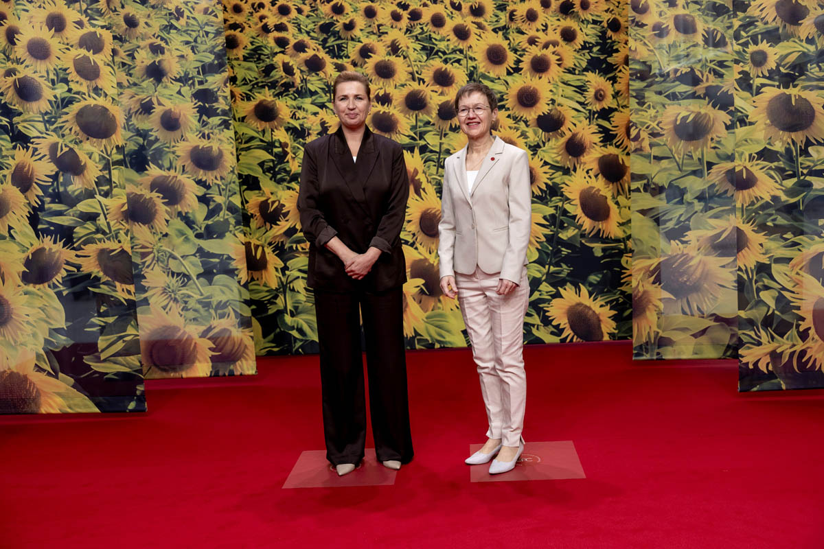 2.10.2025 Regierungschefin Brigitte Haas am Gipfeltreffen der Europäischen Politischen Gemeinschaft in Kopenhagen