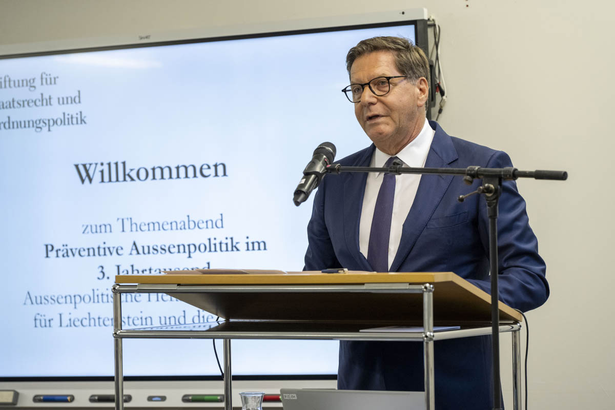 Johannes Matt, Präsident des Stiftungsrats der Stiftung für Staatsrecht und Ordnungspolitik (SOuS)