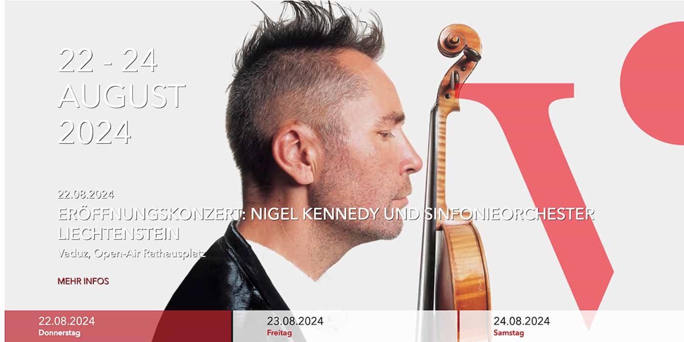 Kartenvorverkauf für das Festival «Vaduz Classic» (22. bis 24. August 2024) eröffnet