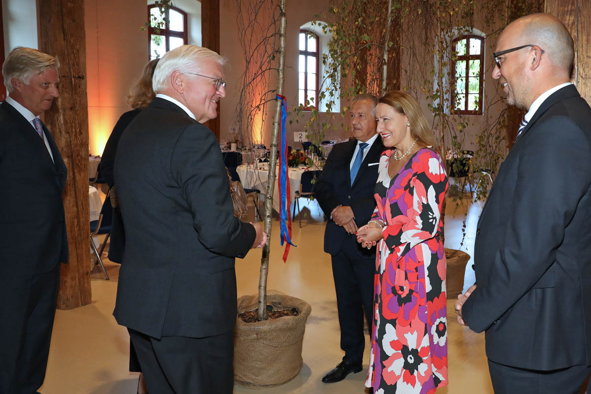 Die deutschsprachigen Staatsoberhäupter trafen sich mit Vertretern des Landtags und der Regierung