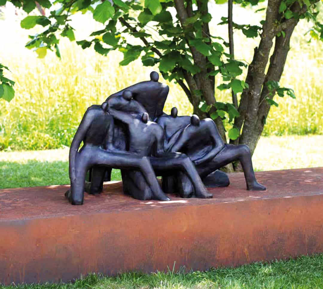 Freunde, Bronze, Foto: © Tobias Nitzsche