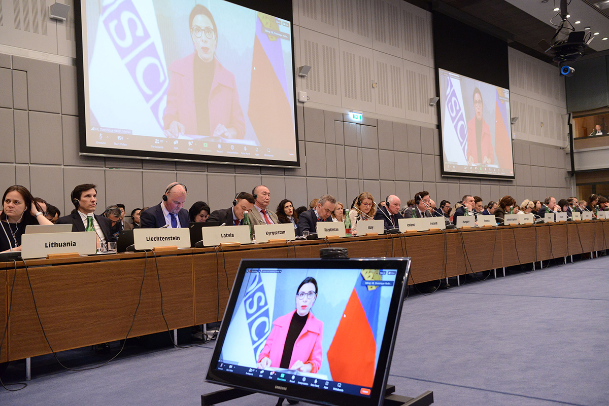Engagement Liechtensteins bei hochrangiger OSZE-Menschenhandelskonferenz