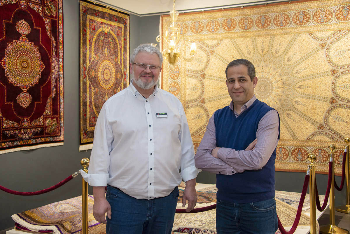 Delta Möbel, Haag, Frühlings-Hausmesse, NEGRA Carpet and Home, Wilhard Kühne und Morteza Pur