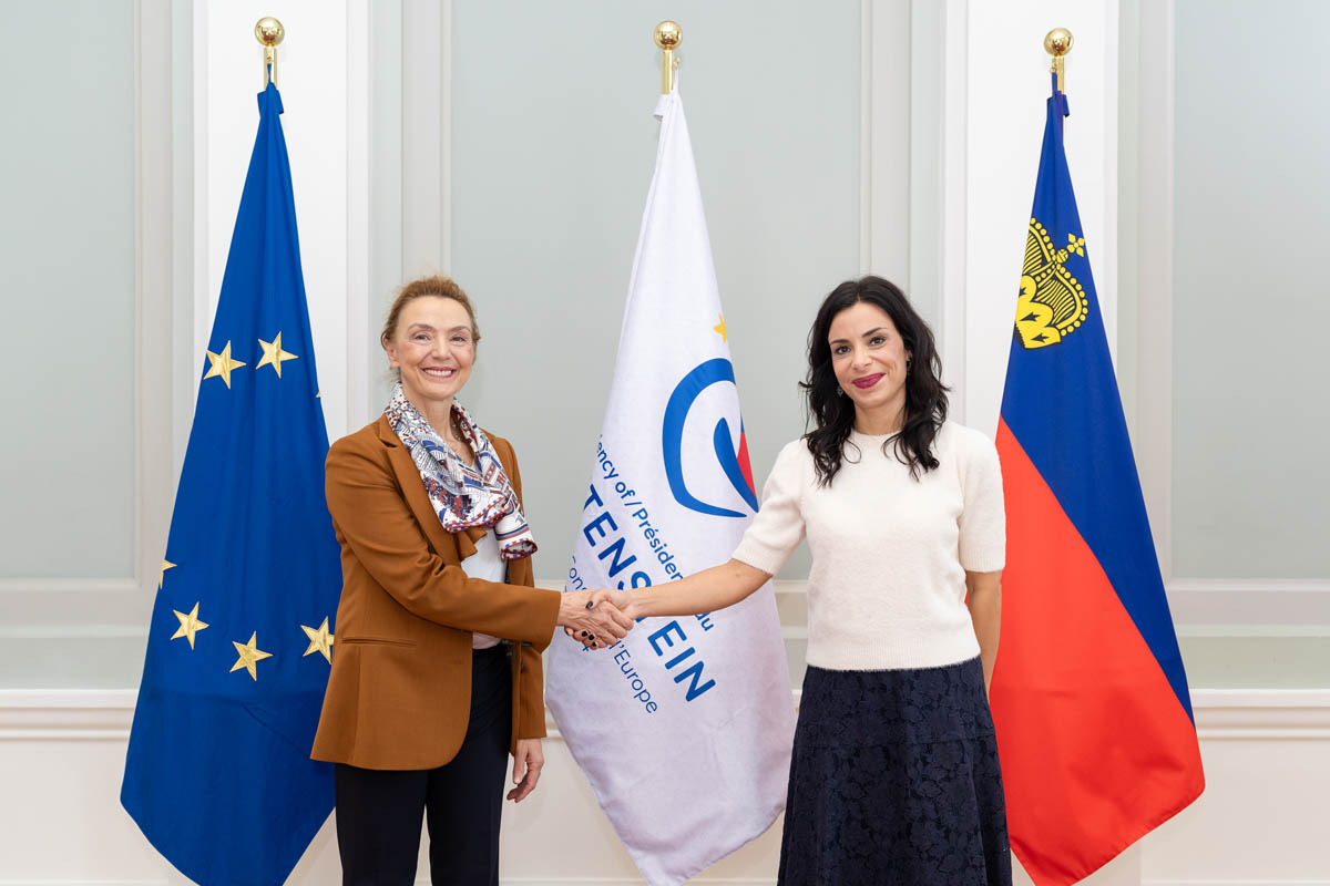 Generalsekretärin des Europarats zu Besuch in Liechtenstein