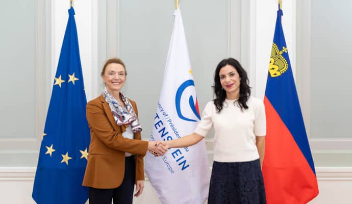 Generalsekretärin des Europarats zu Besuch in Liechtenstein