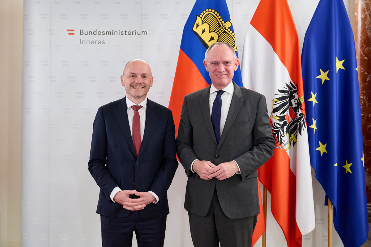  20.3.2026 Regierungsrat Hubert Büchel auf Antrittsbesuch in Wien