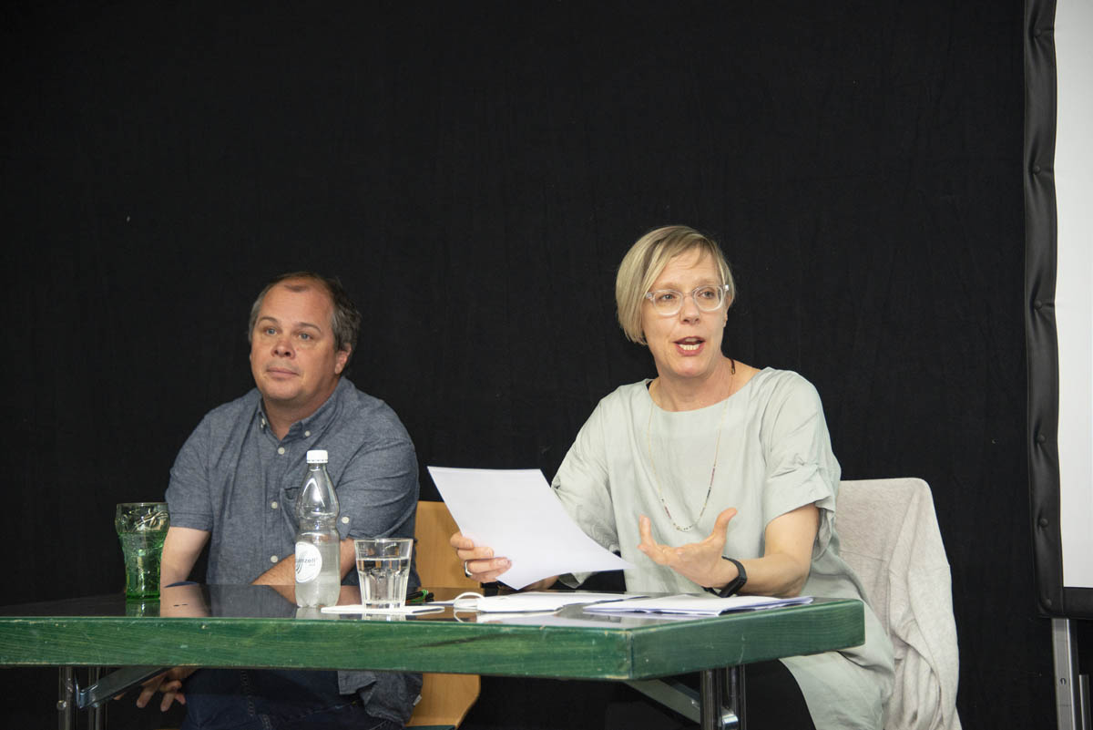 Thomas Beck (Vizepräsident), Katrin Hilbe (Präsidentin)