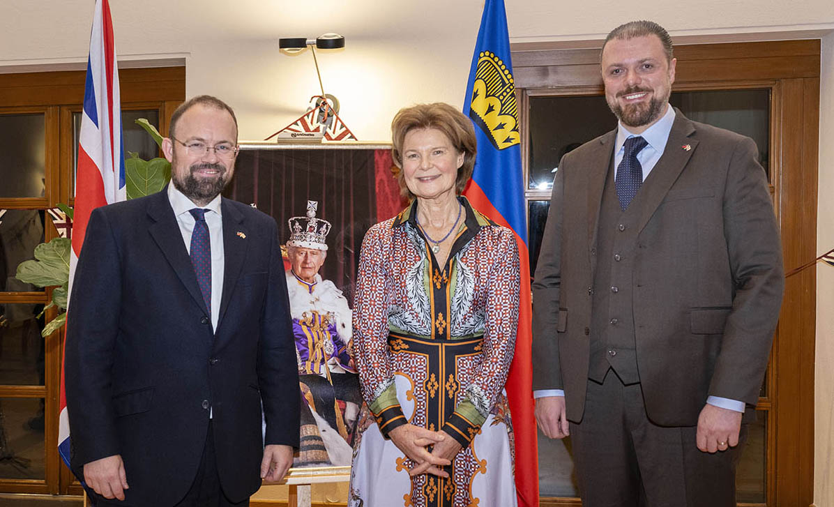 Feierlicher Empfang zum Geburtstag von König Charles III. in Vaduz
