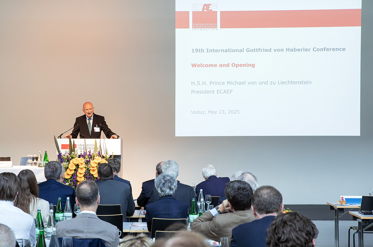 XIX. Gottfried von Haberler Konferenz in Vaduz