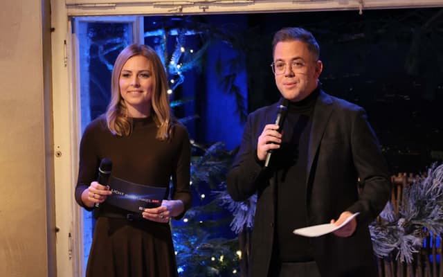 Kerstin Polzer und David Breznik moderierten die beiden TV-Sondersendungen © ORF Vorarlberg
