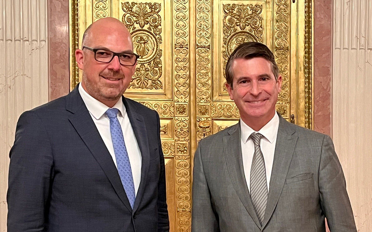 Regierungschef Daniel Risch im Rahmen der IBK Regierungschefkonferenz in Bayern