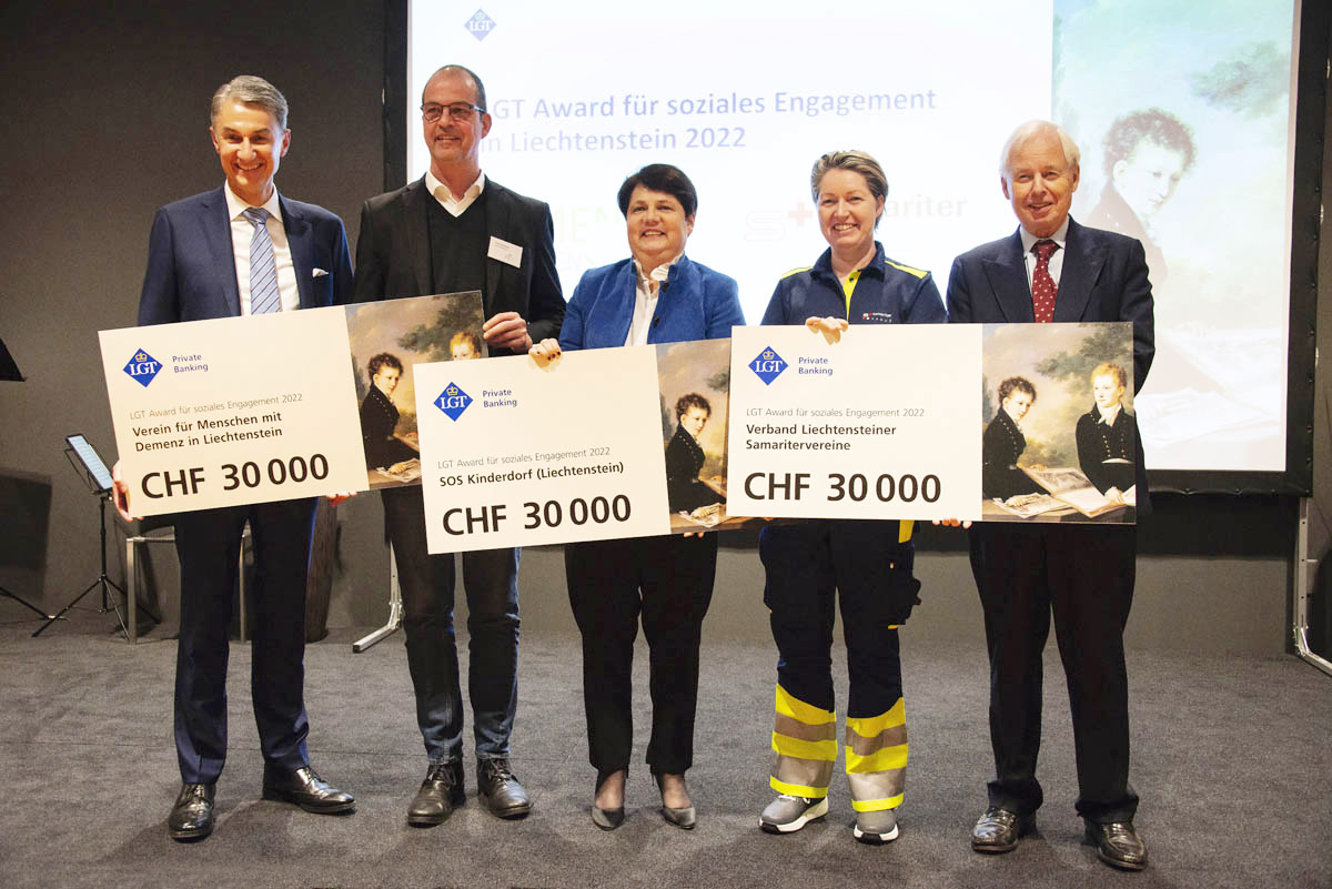 LGT Award für soziales Engagement zum fünften Mal vergeben