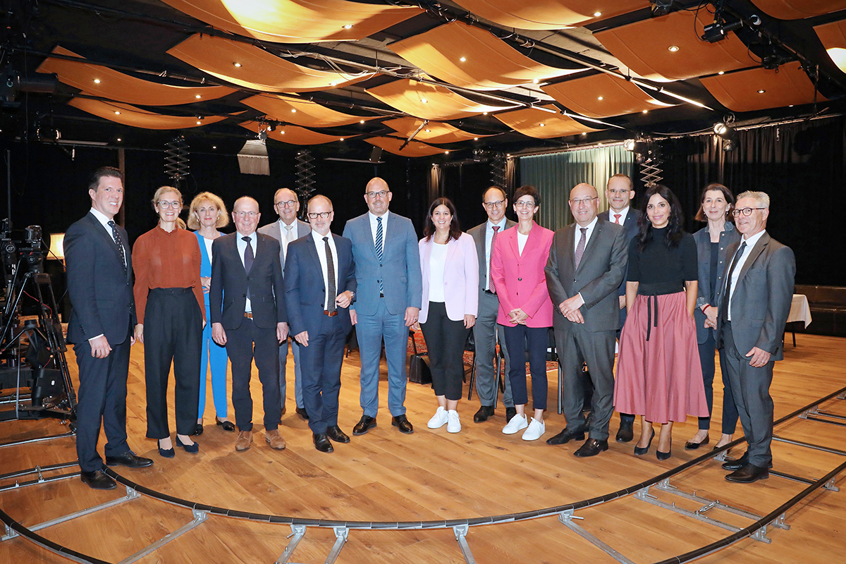 Regierung des Kantons St. Gallen zu Besuch in Liechtenstein