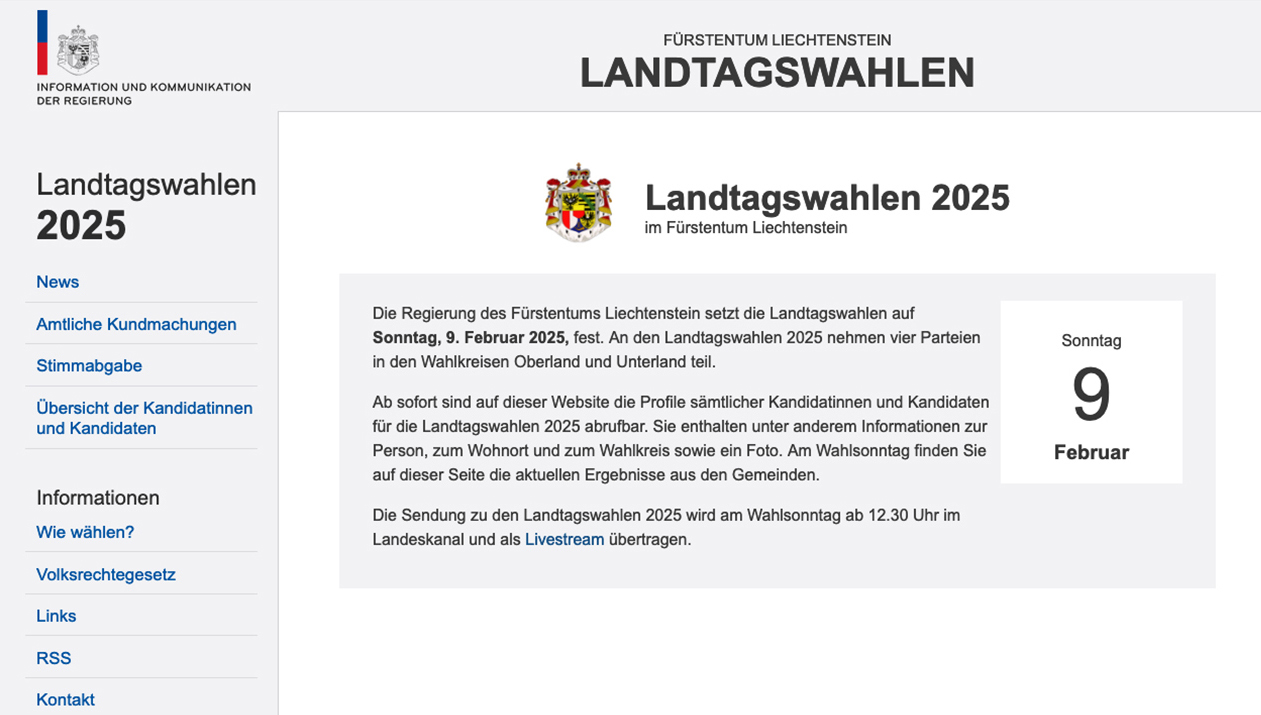 Landtagswahlen 2025: Liste der Kandidatinnen und Kandidaten