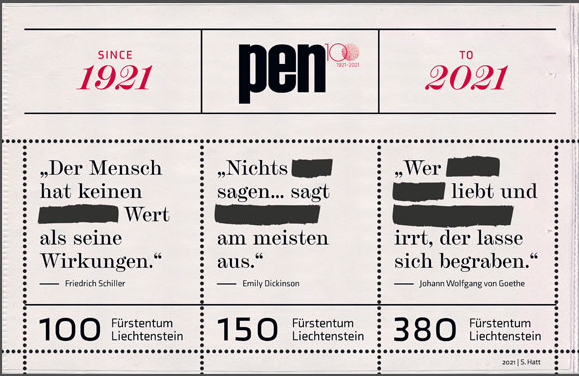 2. Briefmarkenausgabe 2021 der Philatelie Liechtenstein am 7. Juni 2021