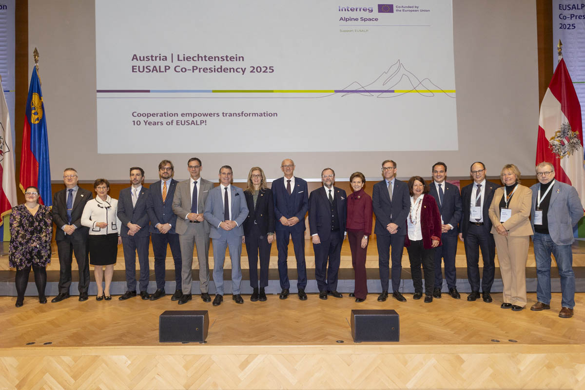 EUSALP-Generalversammlung in Innsbruck: Neuer Aktionsplan verabschiedet – Liechtenstein und Österreich ziehen positive Bilanz