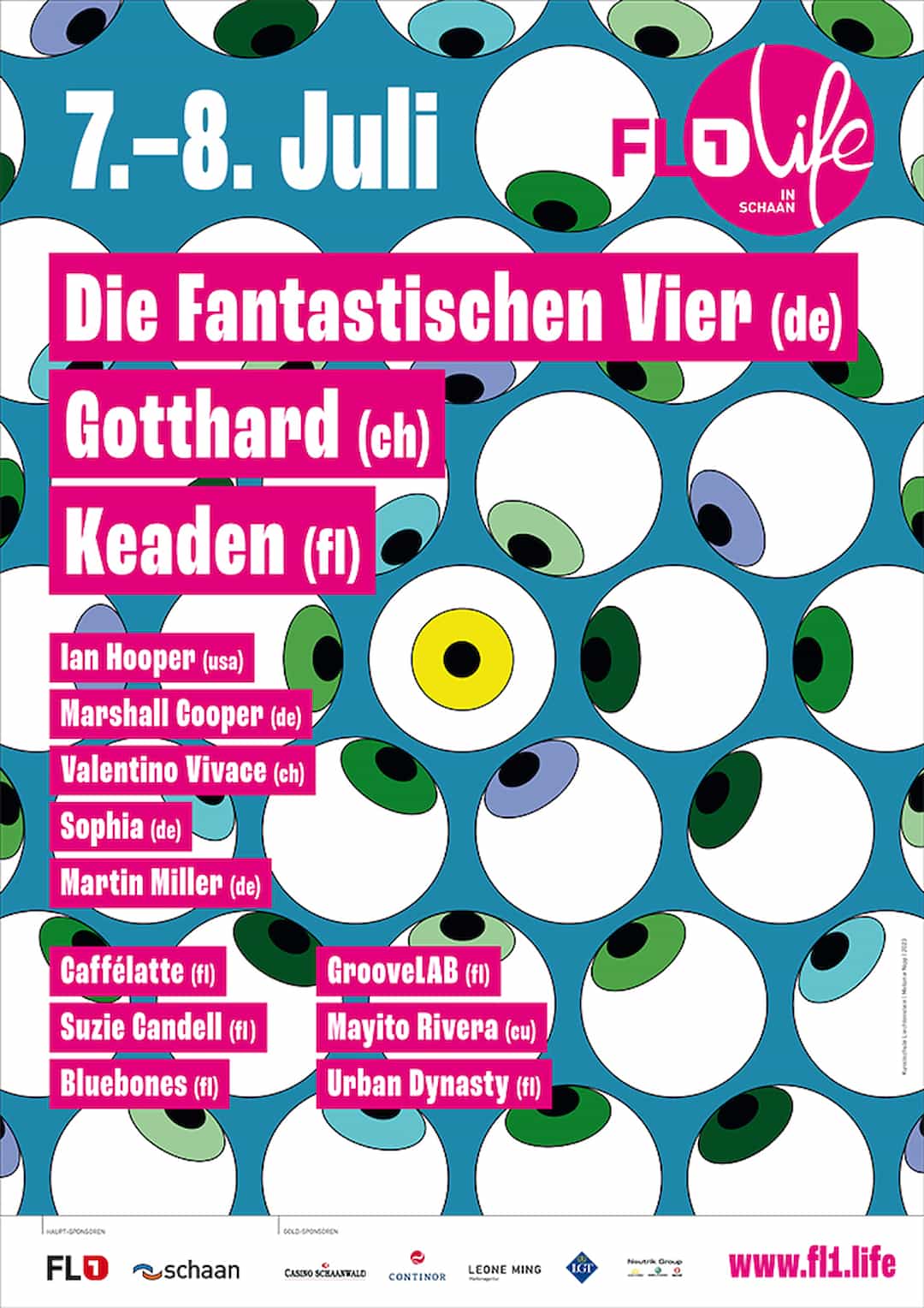 FL1.LIFE: Programm am Samstag, 8. Juli 2023